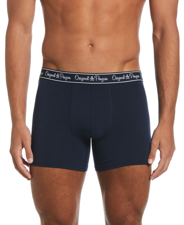original penguin 3 Pack Solid Boxer Briefs
