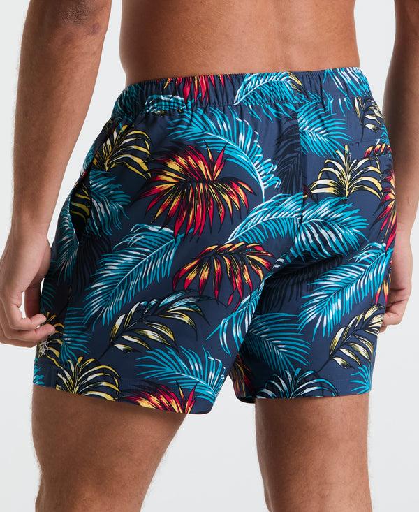 Original Penguin 5" Box Palm Leaf Swim Short