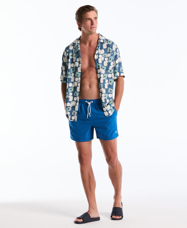 Original Penguin 5" Box Solid Swim Short