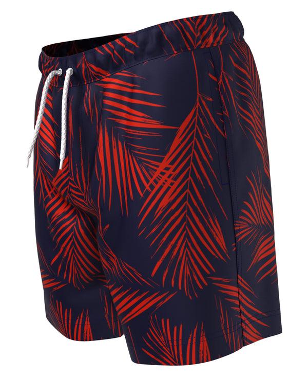 Original Penguin 6" Leaf Print Swim Short