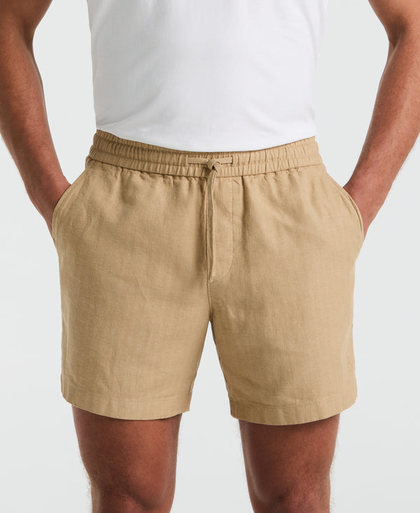 Original Penguin 6" Linen Blend Short