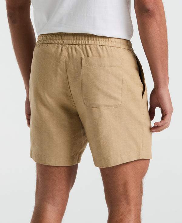 Original Penguin 6" Linen Blend Short