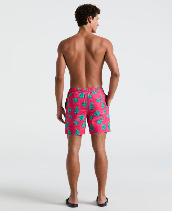 Original Penguin 7" All-Over Limes Swim Short