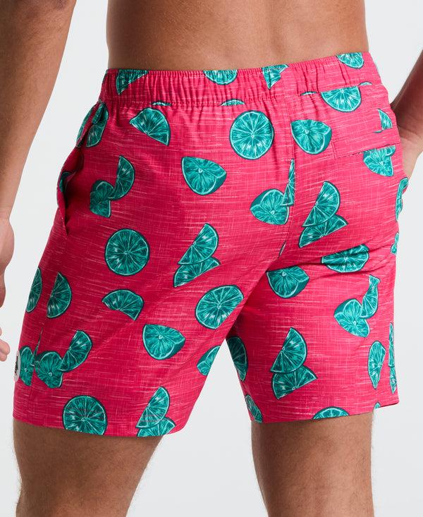Original Penguin 7" All-Over Limes Swim Short