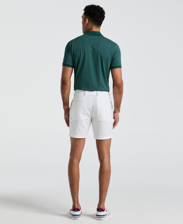 Original Penguin 7" Flat Front Linen Blend Short