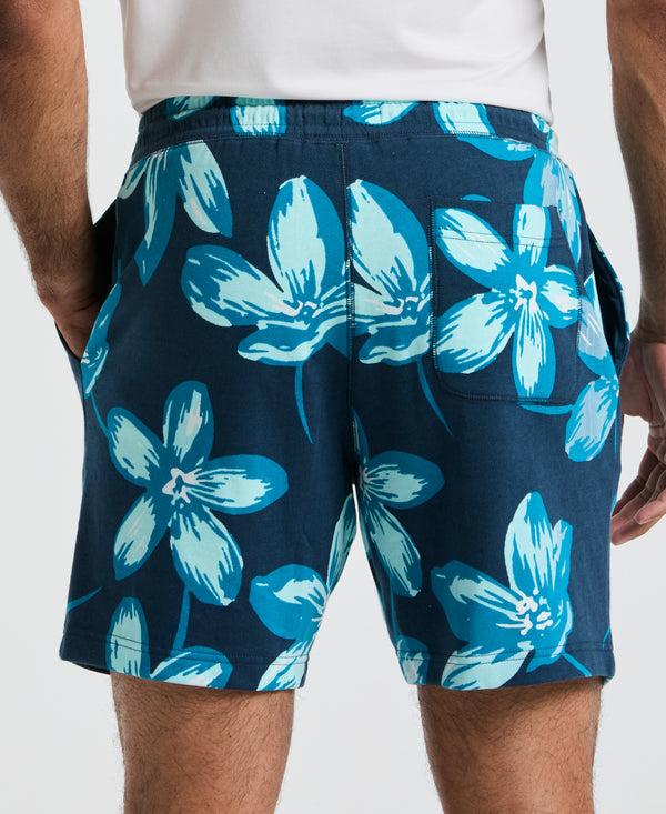 Original Penguin 7" Floral Print French Terry Short