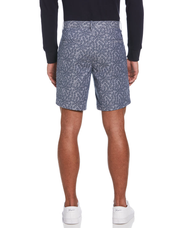 Original Penguin 8" Leaf Print Oxford Short