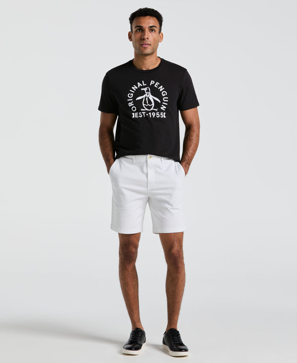 original penguin 8" Stretch Twill Chino Short