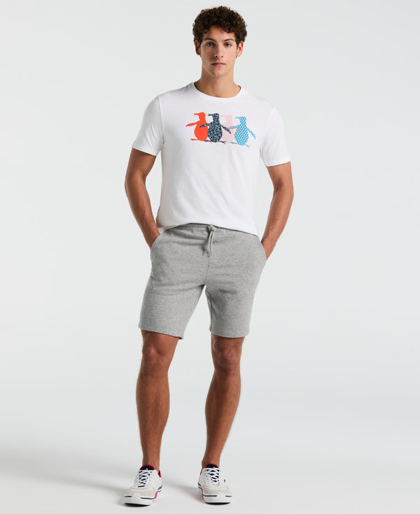 original penguin 9" Fleece Embroidered Pete Short