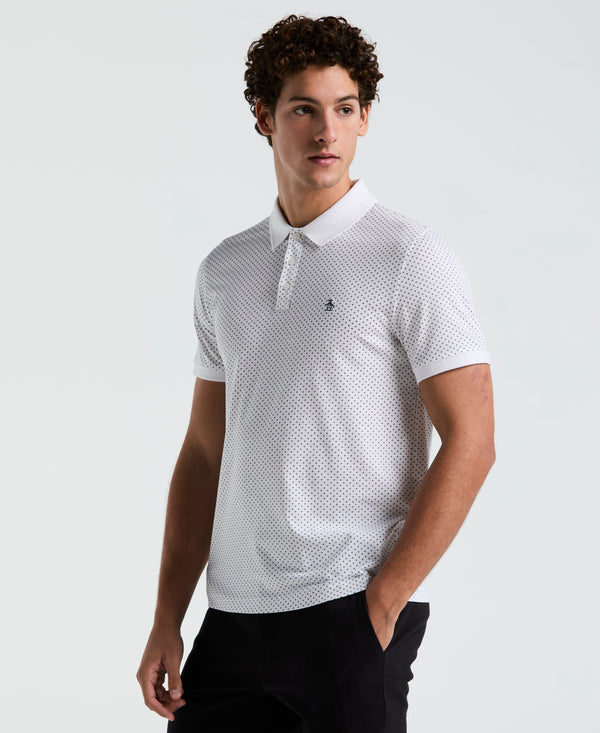 original penguin All-Over Diamond Ditsy Print Polo