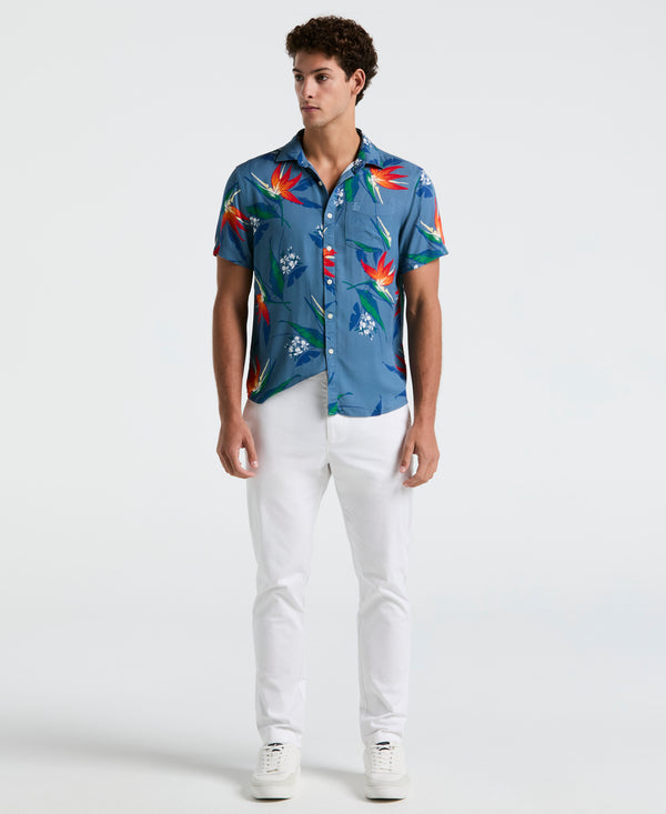 Original Penguin All-Over Floral Leaf Shirt