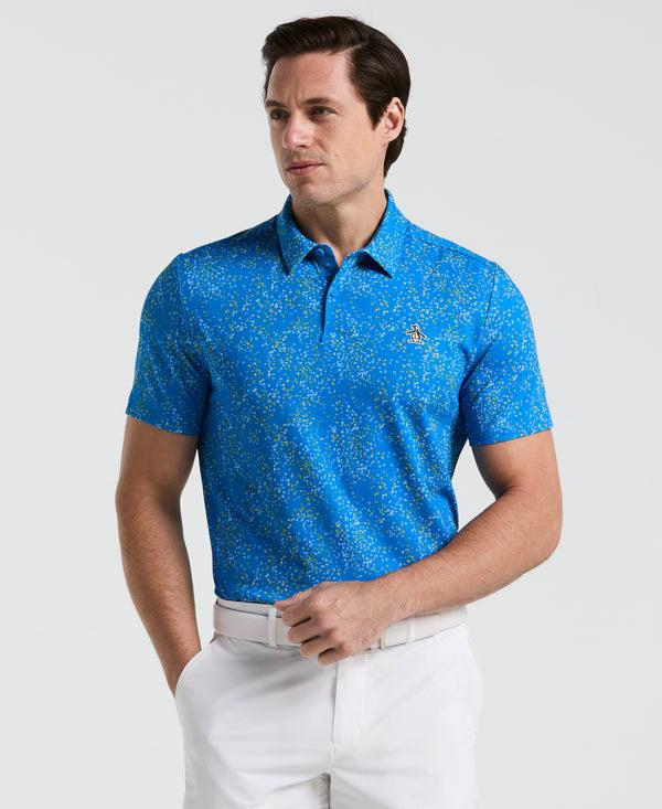 original penguin All-Over Micro Abstract Golf Polo