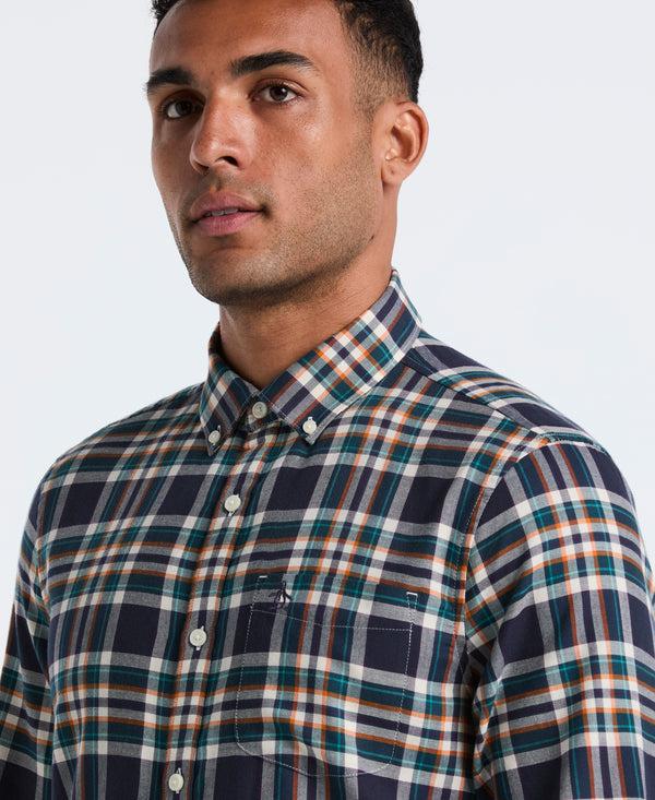 Original Penguin All-Over Plaid Button-Down Shirt