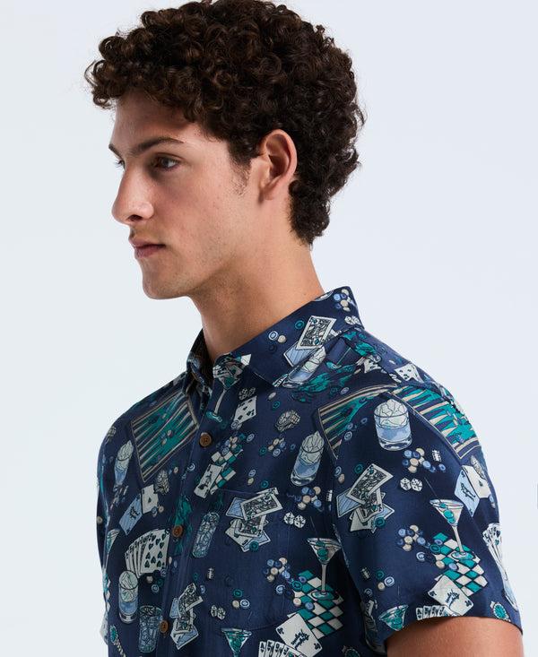 Original Penguin All-Over Print Poker Table Shirt