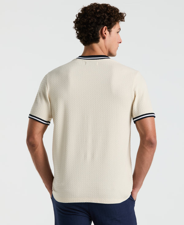 Original Penguin All-Over Ringer Jacquard Tee
