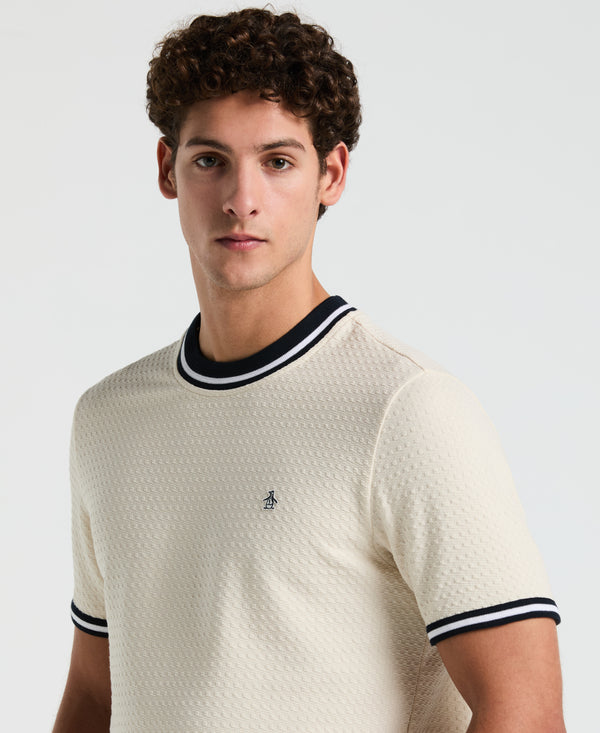 Original Penguin All-Over Ringer Jacquard Tee