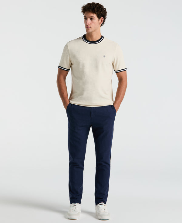 Original Penguin All-Over Ringer Jacquard Tee