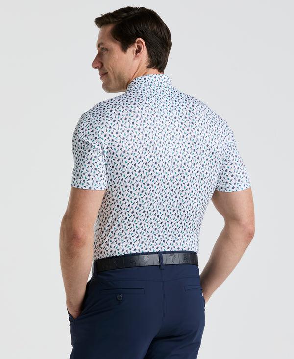 Original Penguin Augusta Menu Print Golf Polo