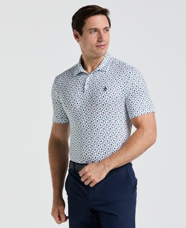 original penguin Augusta Menu Print Golf Polo