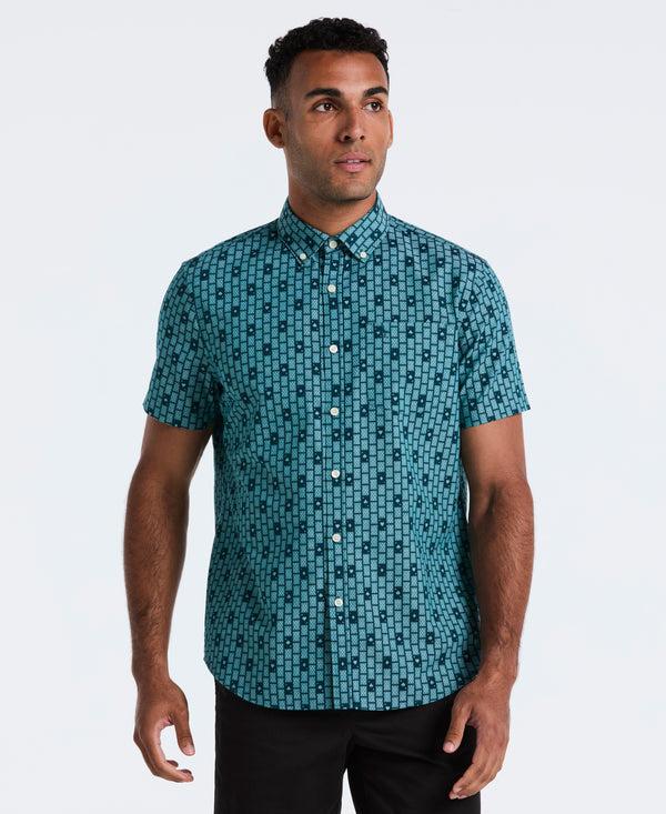 original penguin Cards Print Chambray Shirt