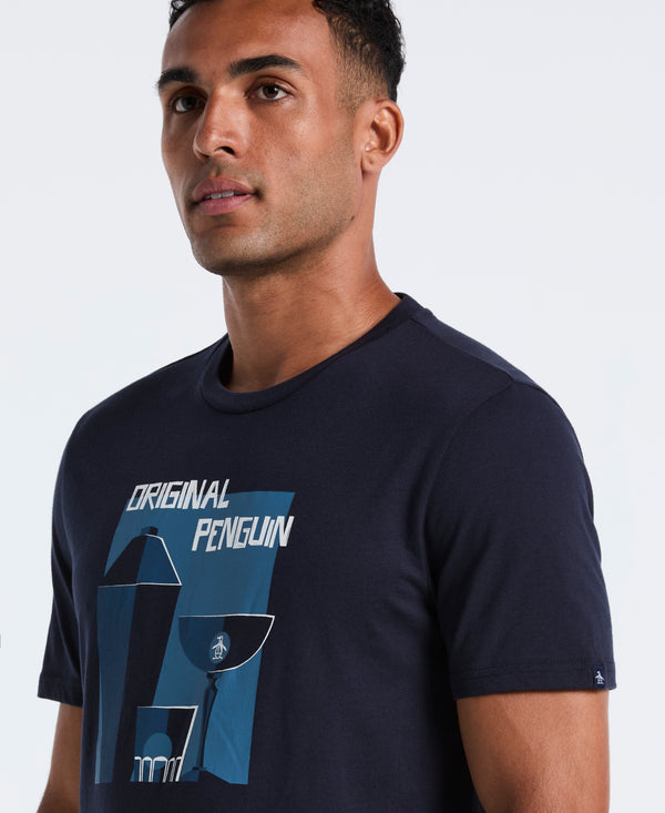 Original Penguin Cocktail Shaker Graphic Tee