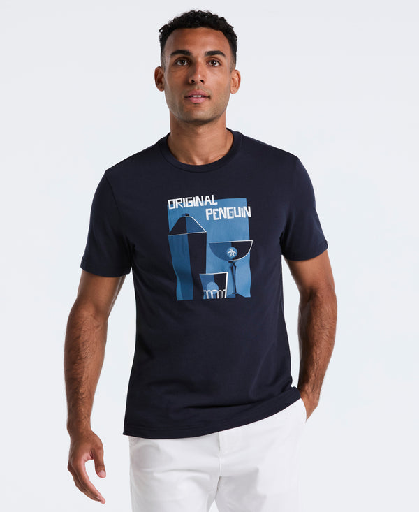 original penguin Cocktail Shaker Graphic Tee