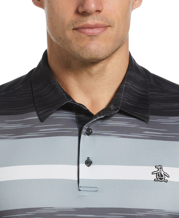 Original Penguin Color Block Marl Stripe Golf Polo