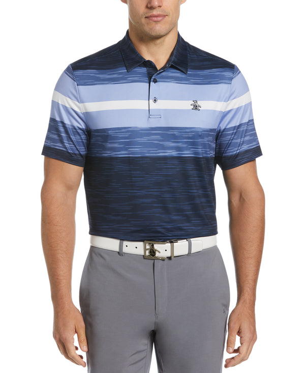 Original Penguin Color Block Marl Stripe Golf Polo