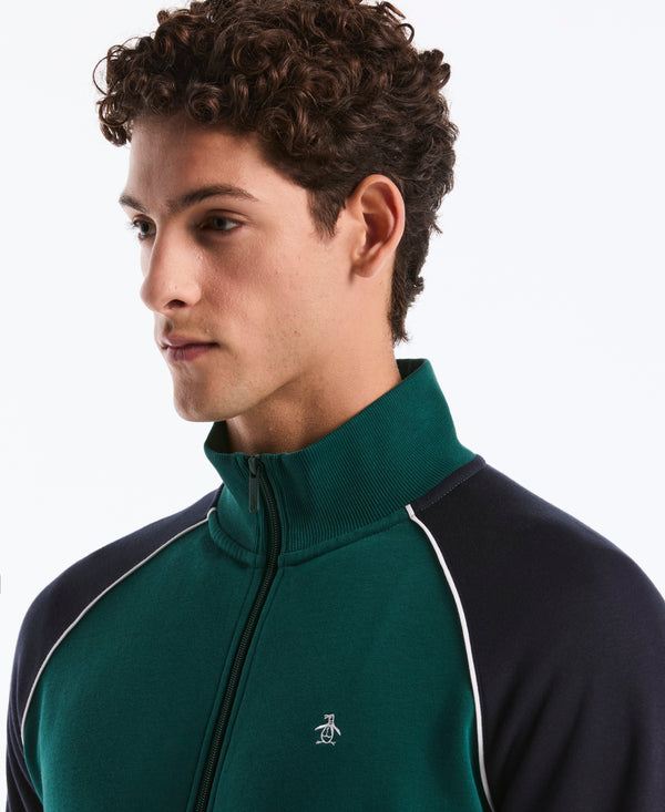 Original Penguin Colorblock Fleece Track Jacket