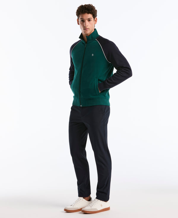 Original Penguin Colorblock Fleece Track Jacket