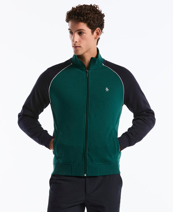 original penguin Colorblock Fleece Track Jacket
