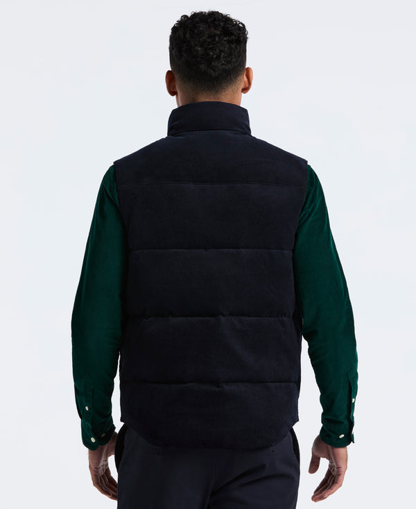 Original Penguin Corduroy Reversible Puffer Vest