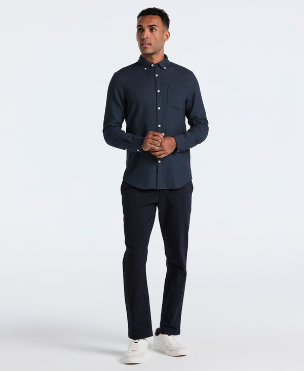 Original Penguin Cotton Blend Waffle Shirt