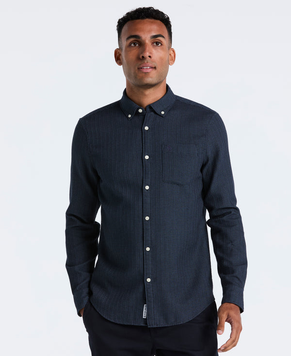 original penguin Cotton Blend Waffle Shirt