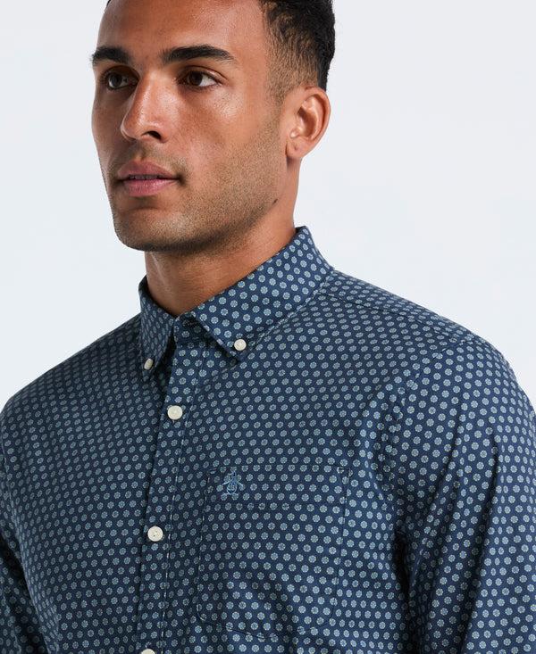 Original Penguin Cotton Chip Print Shirt