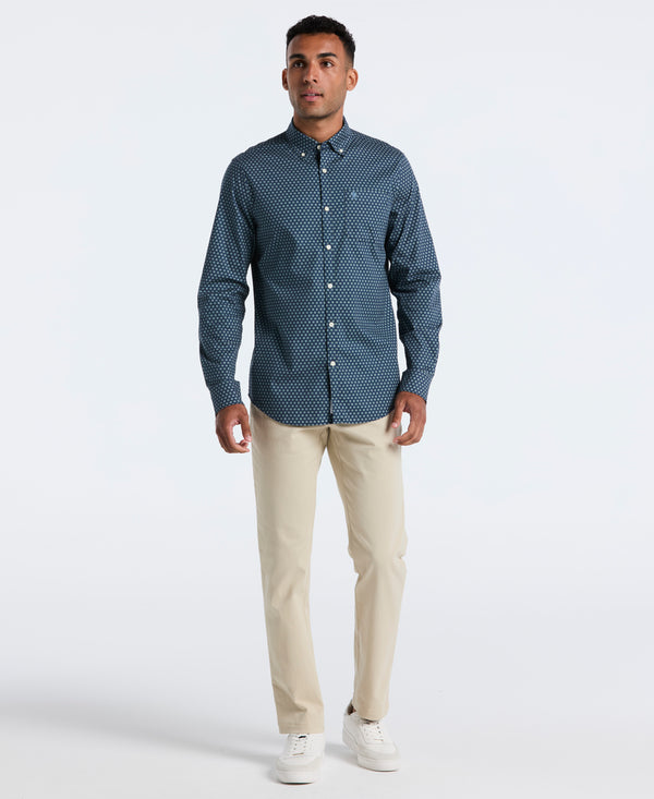 Original Penguin Cotton Chip Print Shirt