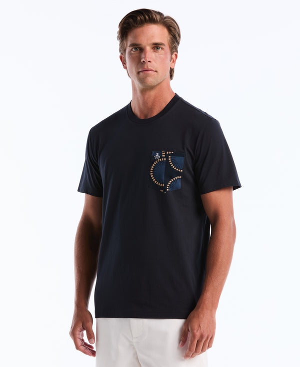 original penguin Cotton Circles Pocket Tee