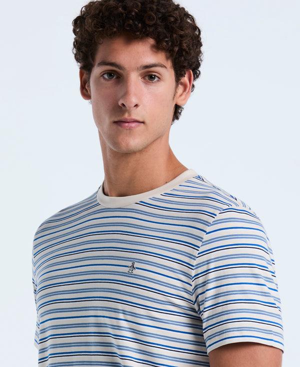 Original Penguin Cotton Yarn-Dyed Stripe Tee