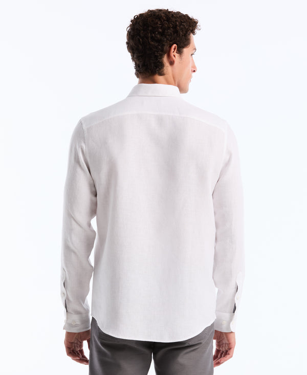 Original Penguin Delave Linen Long Sleeve Shirt