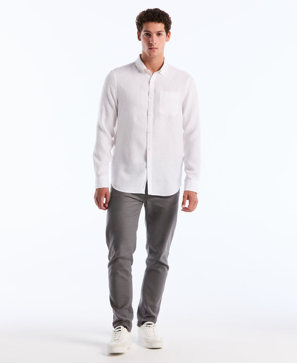 Original Penguin Delave Linen Long Sleeve Shirt