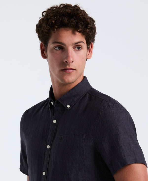 Original Penguin Delave Linen Short Sleeve Shirt
