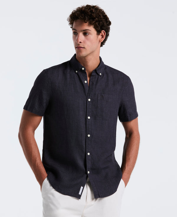 original penguin Delave Linen Short Sleeve Shirt
