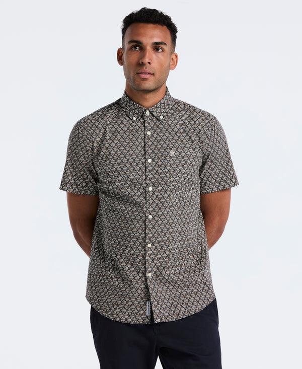 original penguin Diamond Geo Print Shirt