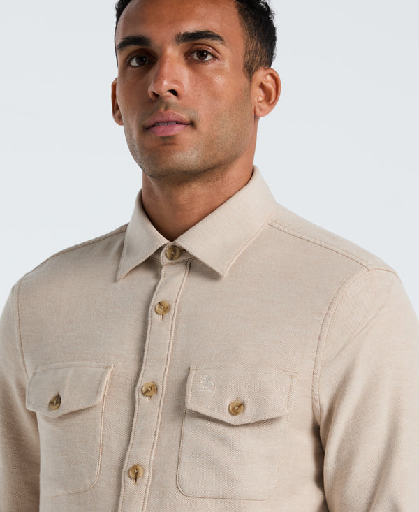 Original Penguin Double Weave Button-Down Shirt