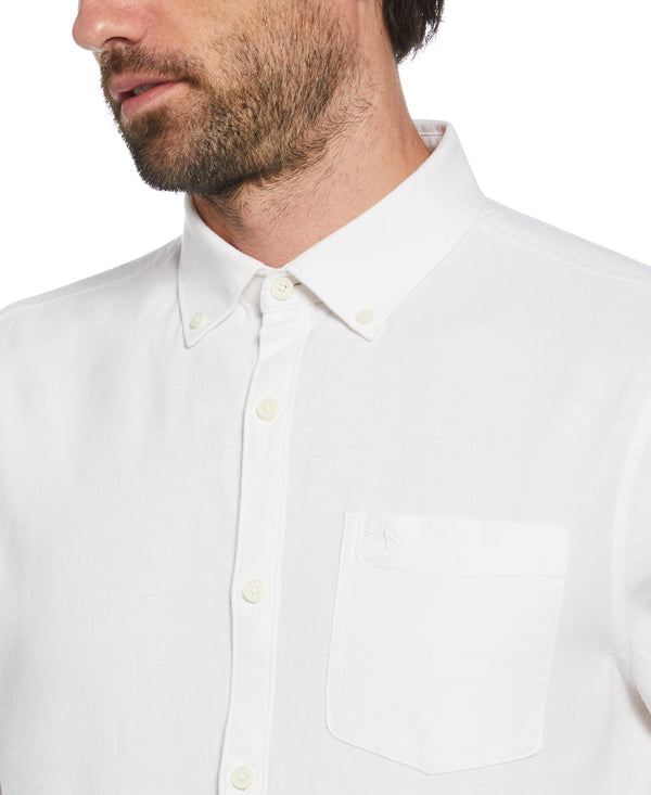 Original Penguin EcoVero™ Linen Blend Shirt