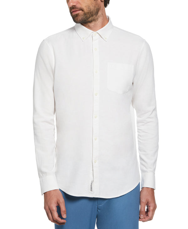 original penguin EcoVero™ Linen Blend Shirt