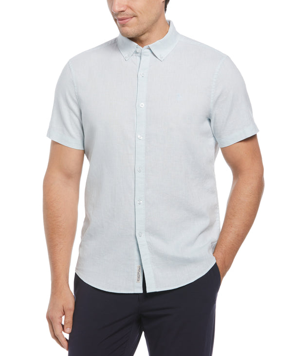 original penguin Feeder Stripe Linen Shirt