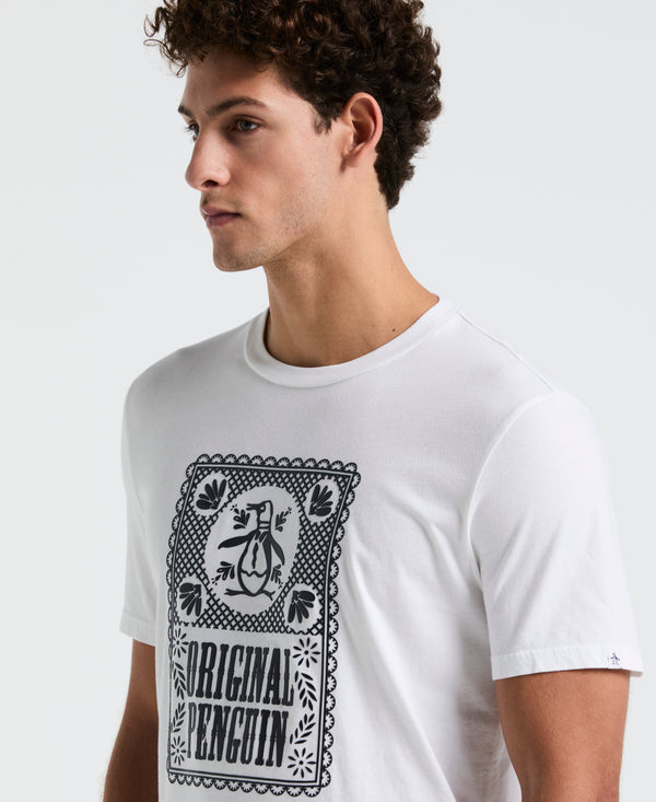 Original Penguin Flag Jersey Graphic Tee