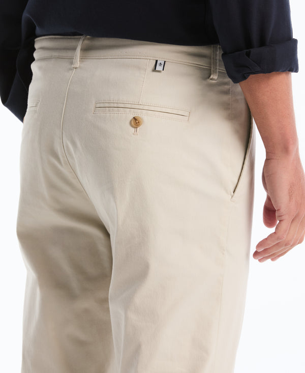 Original Penguin Flat Front Nylon Twill Chino