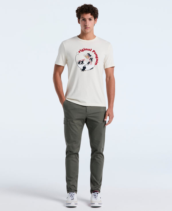 Original Penguin Flocked Martini Graphic Tee